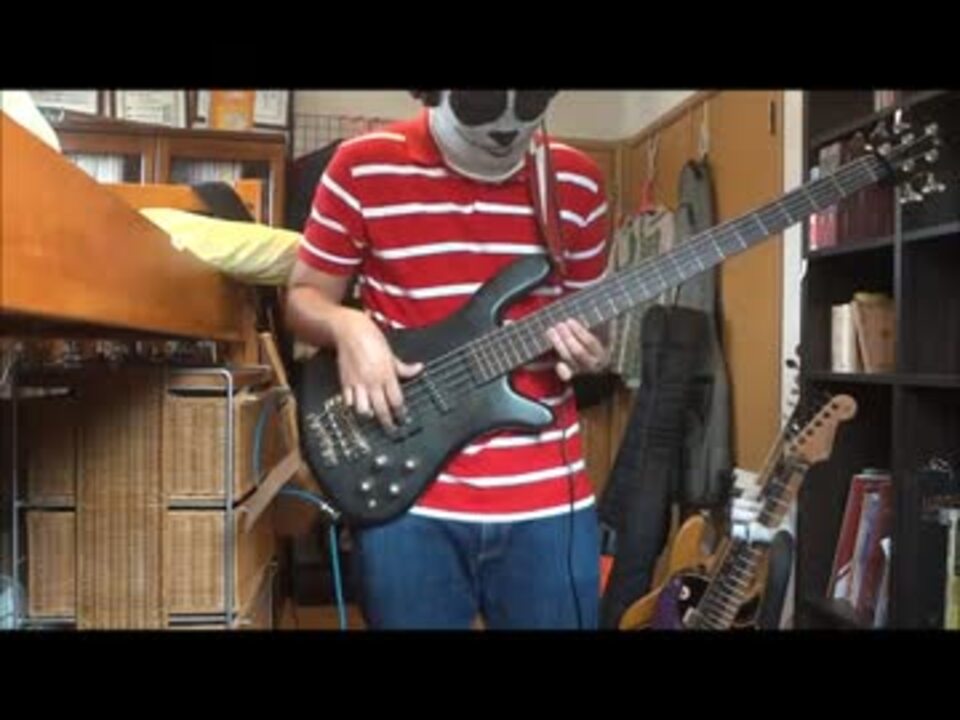 Slapp Happy!!!をベースで弾いてみようと頑張ってみた - ニコニコ動画
