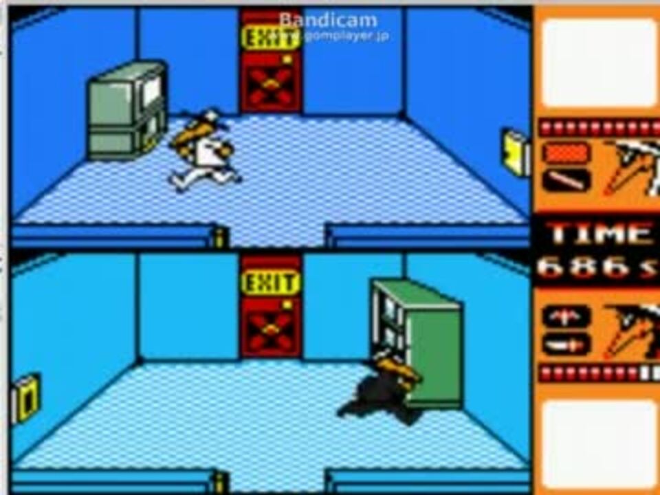 懐かしの名作「スパイVSスパイ」 ニコニコ動画