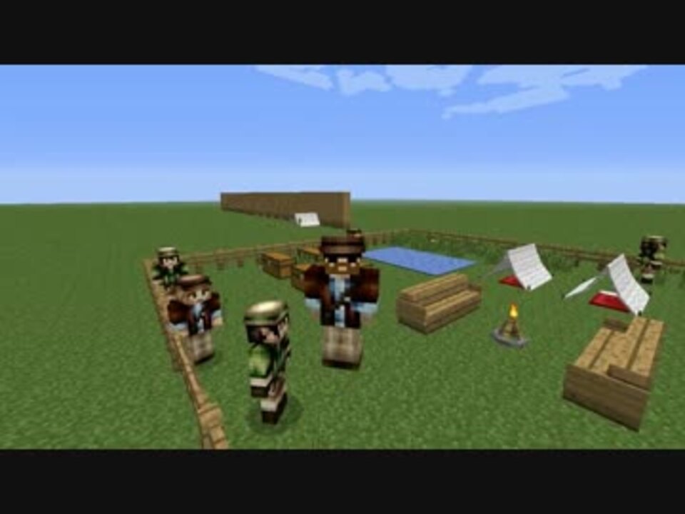 マイクラでキャンプしようぜ V1 6 2 ニコニコ動画