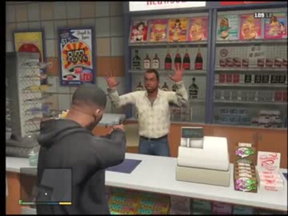 Gta5 フラゲ動画 コンビニ強盗 ニコニコ動画