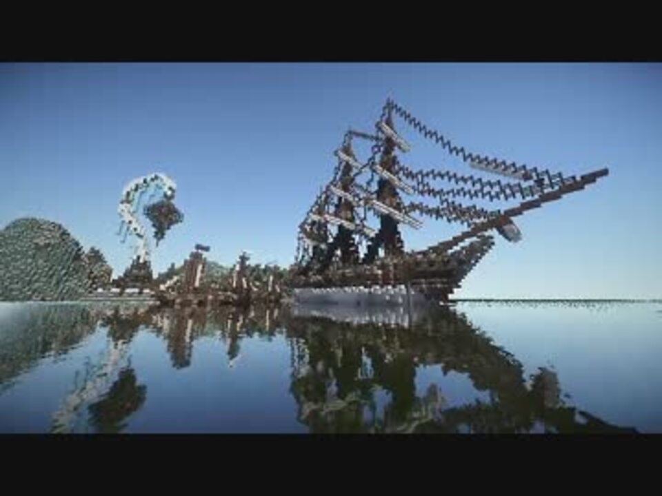 Minecraft 四角い世界を旅する Part2 ワールド配布あり ニコニコ動画