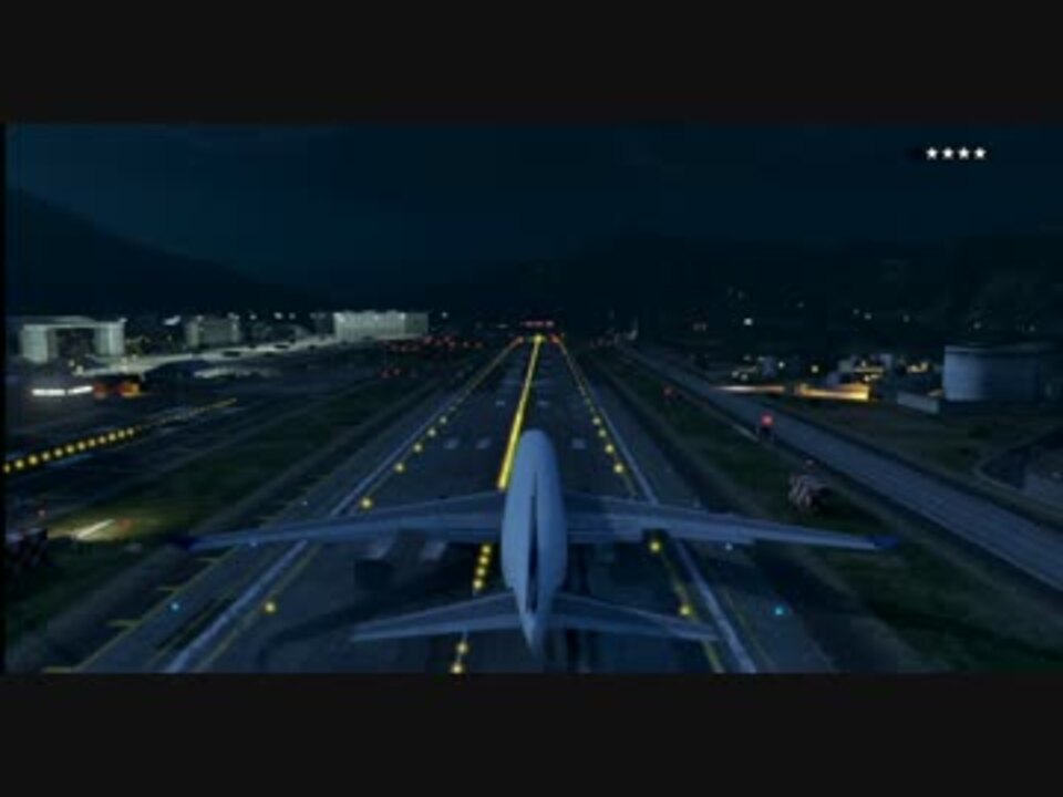 Gta5 ジャンボジェットで空港に着陸したら酷い目にあったでござる の巻 ニコニコ動画