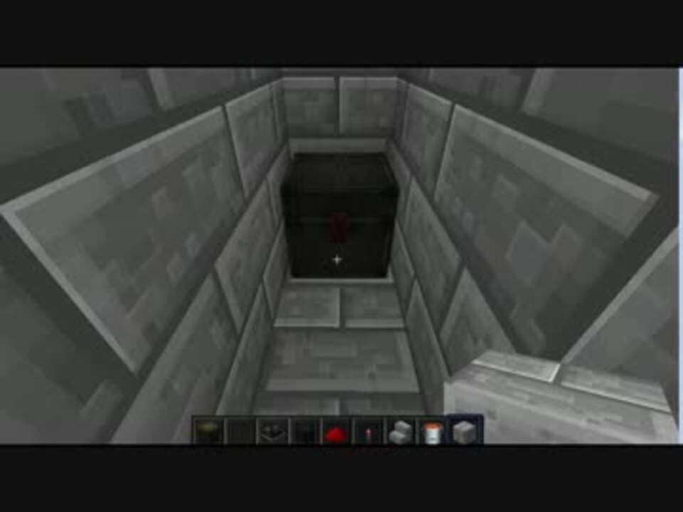 Minecraft 悪意しかない トラップチェスト式落とし穴作ってみた ニコニコ動画