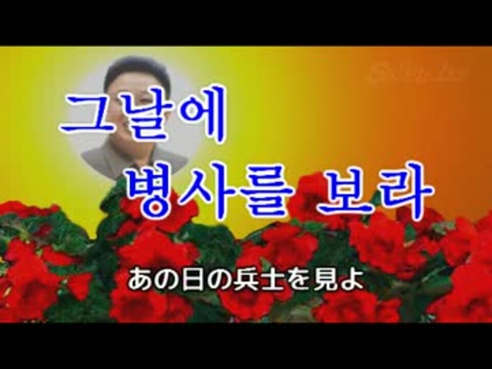 あの日の兵士を見よ 和訳 ニコニコ動画