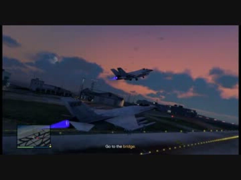 Gta5 オンラインでチームメンバーと戦闘機で編隊飛行してみた ニコニコ動画