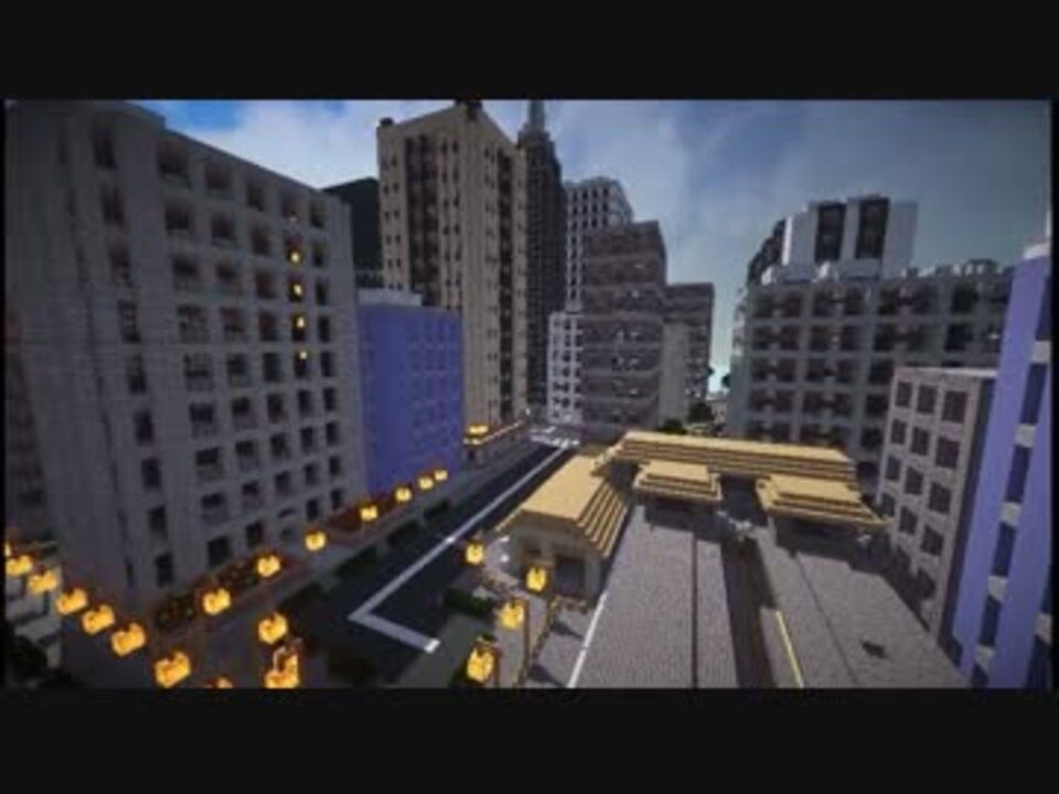 Minecraft 近代都市を走る列車の旅 Vol 1 ニコニコ動画