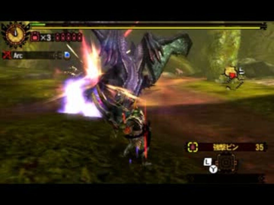 Mh4 集会所上位 ゴア マガラ 弓 ネコ火事場 04分48秒23 ニコニコ動画