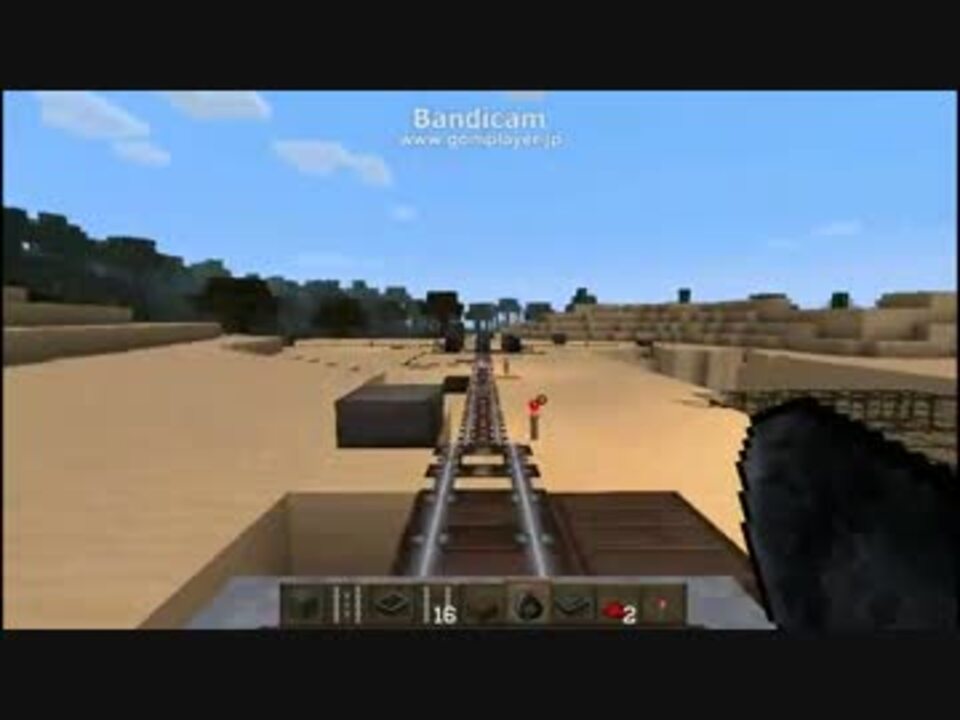 Minecraft 動力付きトロッコの駅 分岐変更可 を作ってみました ニコニコ動画