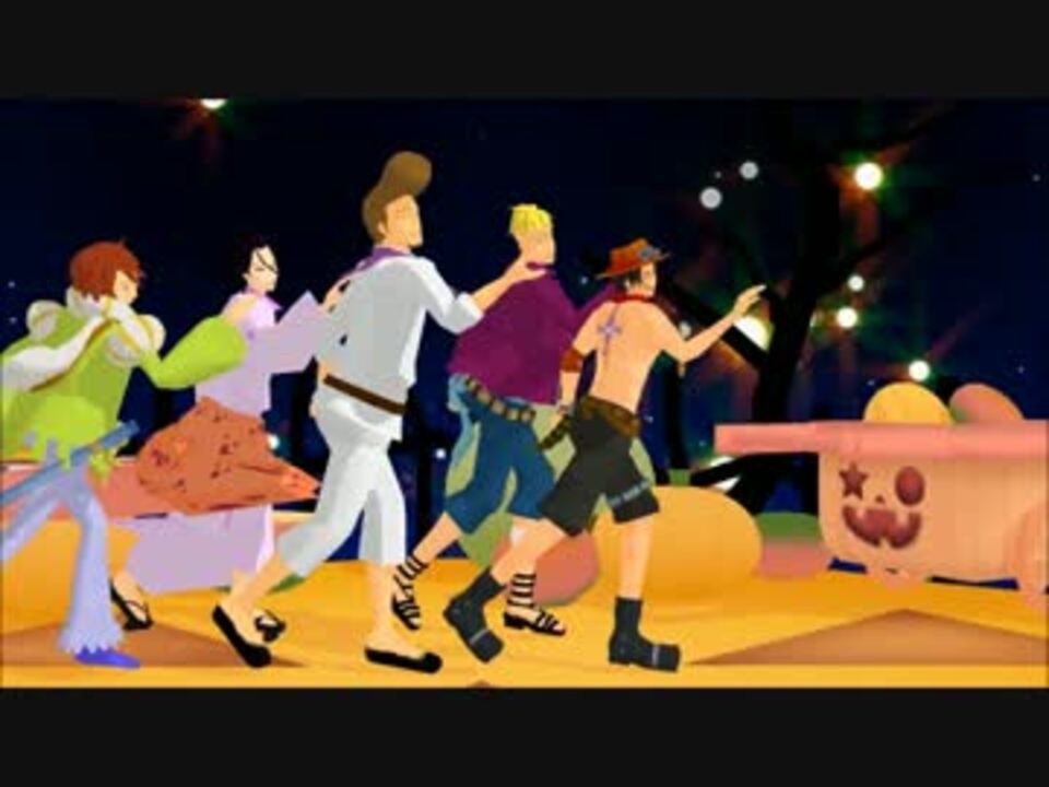 Mmdワンピ 白ひげ海賊団でgirls ニコニコ動画