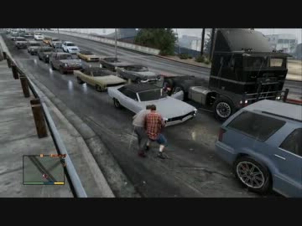 Gta5 キチガイの日常 高速逆走と大渋滞 ニコニコ動画