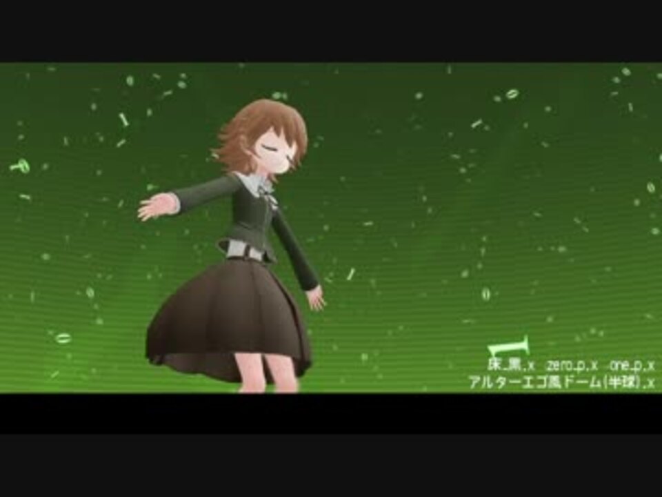 アルターエゴ風ドーム 数字パーティクル配布 ダンロンmmd ニコニコ動画