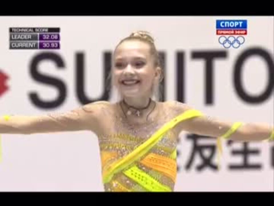 エレーナ･ラジオノワ 2013 NHK杯 SP【ロシア実況】 ニコニコ動画