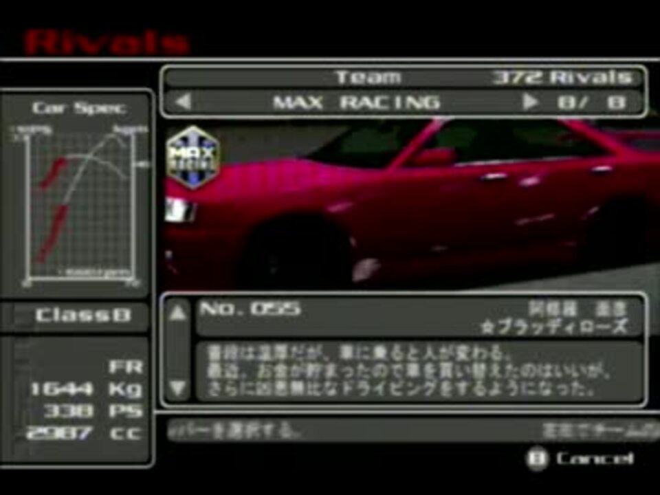 首都高バトル2 ライバルリスト 全チームリーダー ニコニコ動画