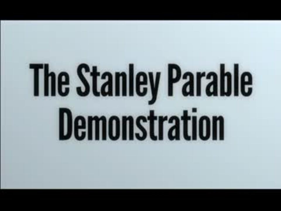 Steam The Stanley Parable デモ版日本語訳付き Part1 By Sp I ゲーム