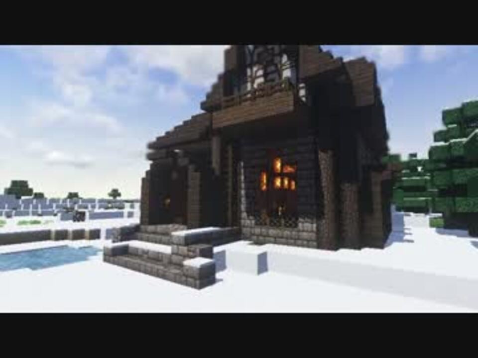 Minecraft 一時間で宿のある酒場を建ててみた ゆっくり ニコニコ動画
