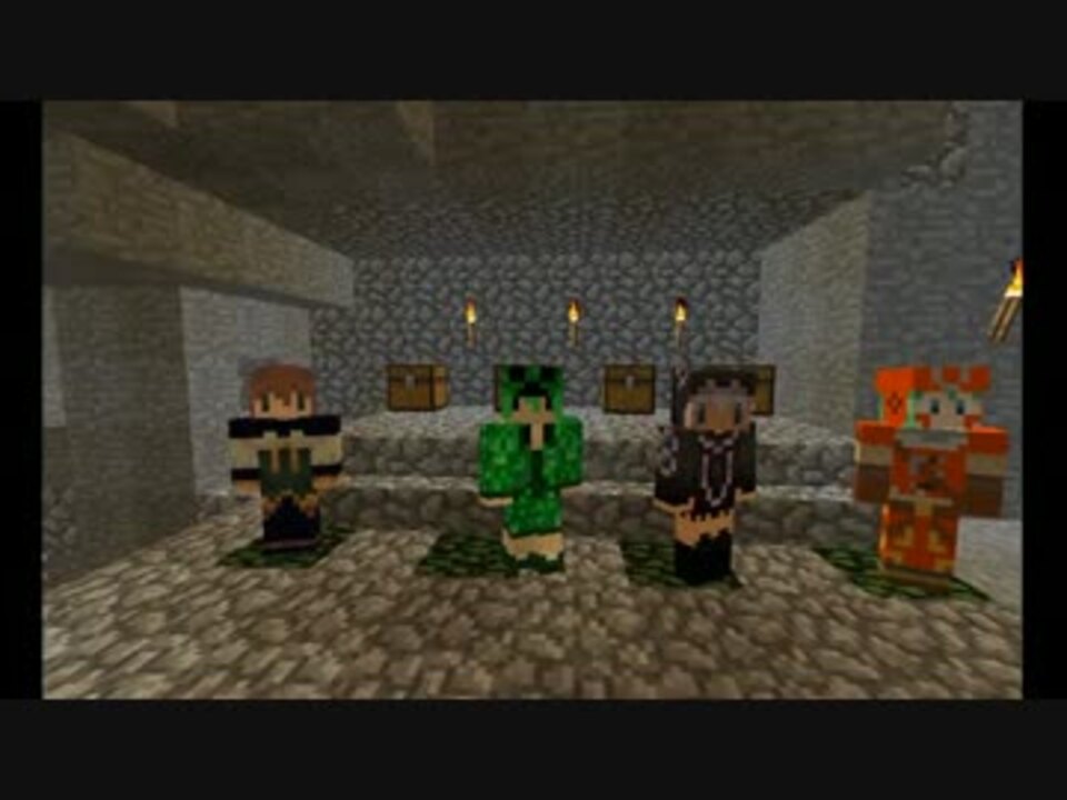 Minecraft 四人の地下開拓史 Part5 実況 ニコニコ動画