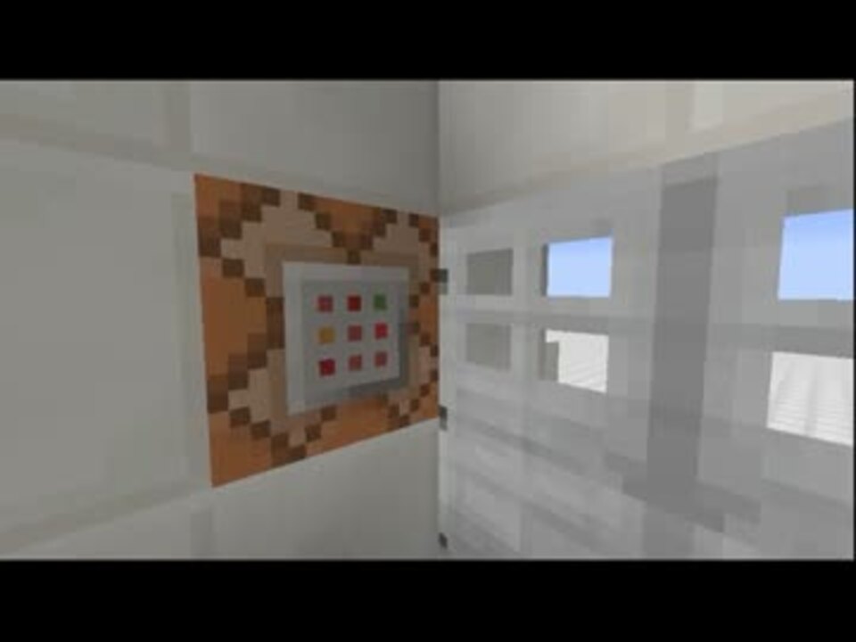 Minecraft コマンドブロックをつかったパスワードドア ニコニコ動画