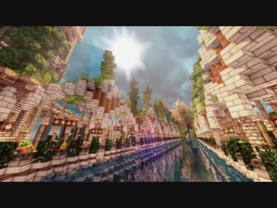 Minecraft 渓谷に城郭都市を作る Part6 ゆっくり実況 ニコニコ動画
