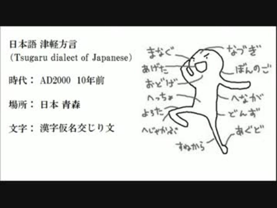 46種 古代言語音声集 増補完成版 ニコニコ動画