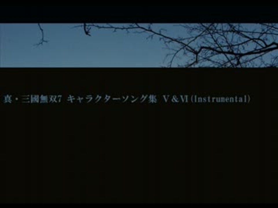 作業用bgm 真 三國無双7キャラソン Instrumental ニコニコ動画