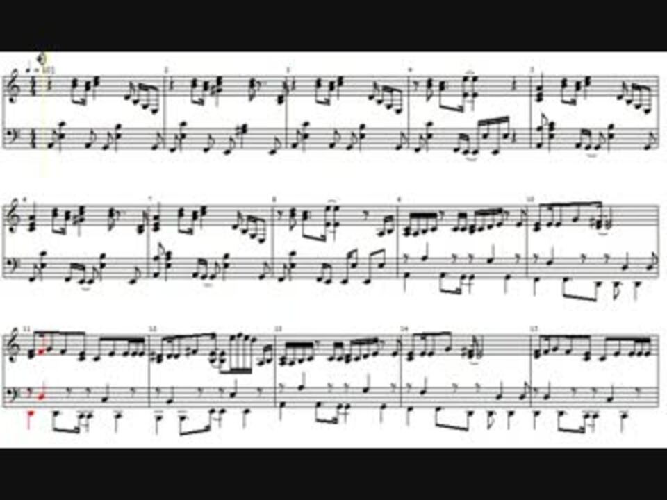 ピアノ編曲 囮物語op もうそう えくすぷれす 楽譜あり ニコニコ動画