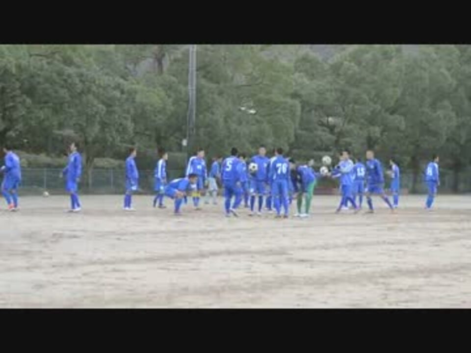 国見高校サッカー部練習風景 002 ニコニコ動画