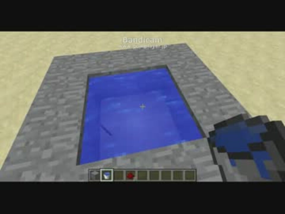 Minecraft 水一つで無限水源 ニコニコ動画