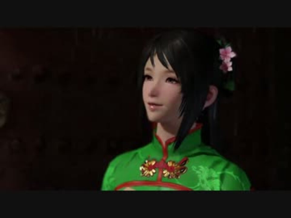 PS4『真・三國無双7猛将伝』関銀屏 チャイナドレス衣装でイベント鑑賞