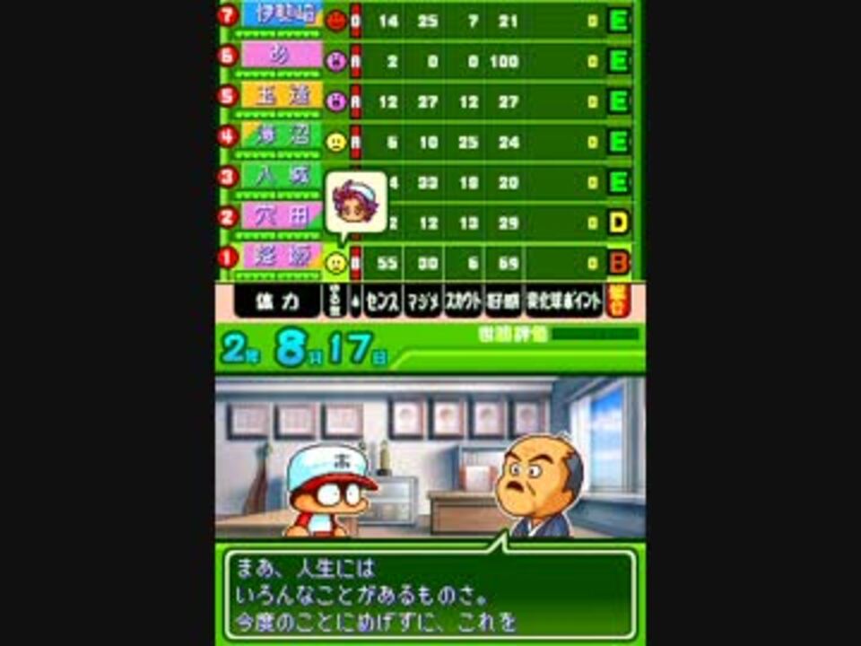 Tasさんがあつまれ パワプロクンのds甲子園で153秒で退学になるようです ニコニコ動画