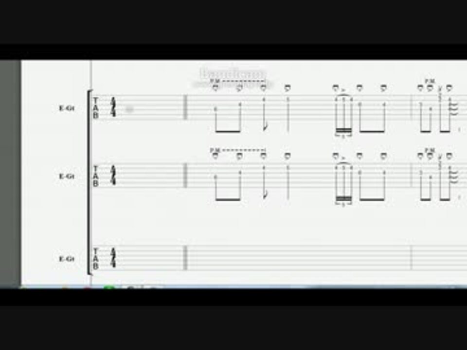 Guitar Pro 6でmarionette マリオネット を作ってみた Guitar Tab譜 ニコニコ動画