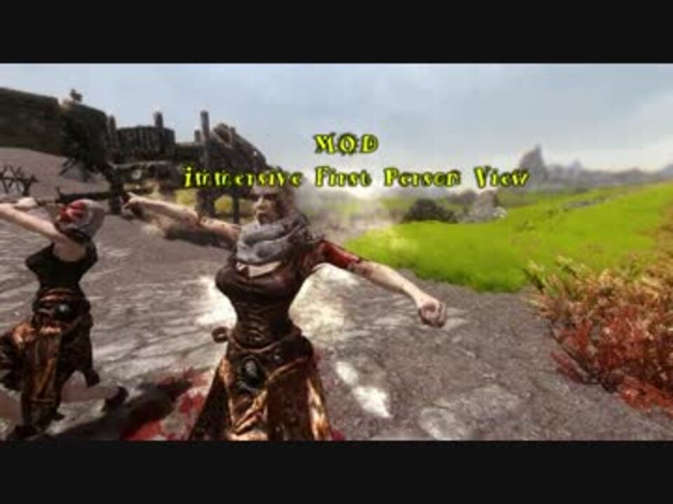 たまには戦闘 一人称視点変更mod Skyrim ニコニコ動画