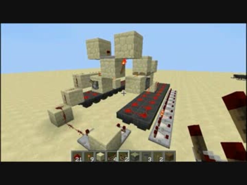 Minecraft 100秒時計を解説してみた 後編 レッドストーン回路 ニコニコ動画