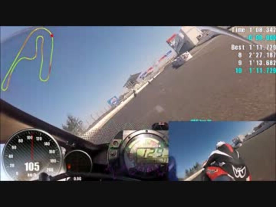 漢】筑波サーキット ZX-10R vol.XX 【KAWASAKI】 - ニコニコ動画