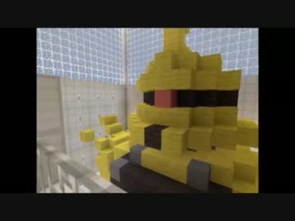 マインクラフト ジオン軍秘密基地をつくってみた 鳥の巣頭実況 ニコニコ動画