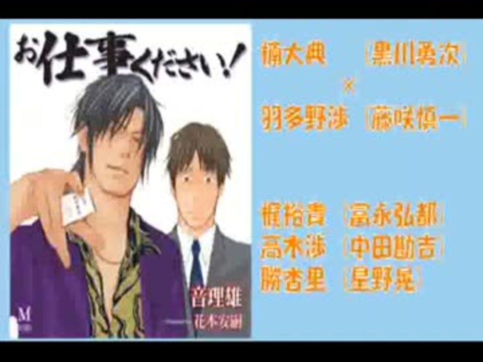 人気の 梶裕貴 Blcd 動画 2本 ニコニコ動画