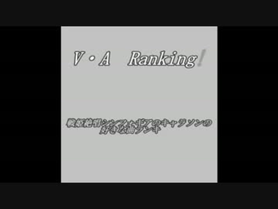 戦姫絶唱シンフォギアのキャラソンの好きな曲ランキング テスト用 ニコニコ動画