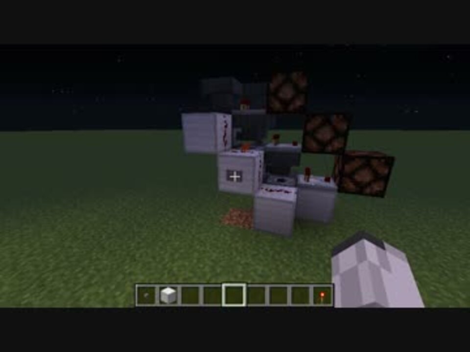 Minecraft かなり小さい カウンタ回路 Ver1 5 ニコニコ動画