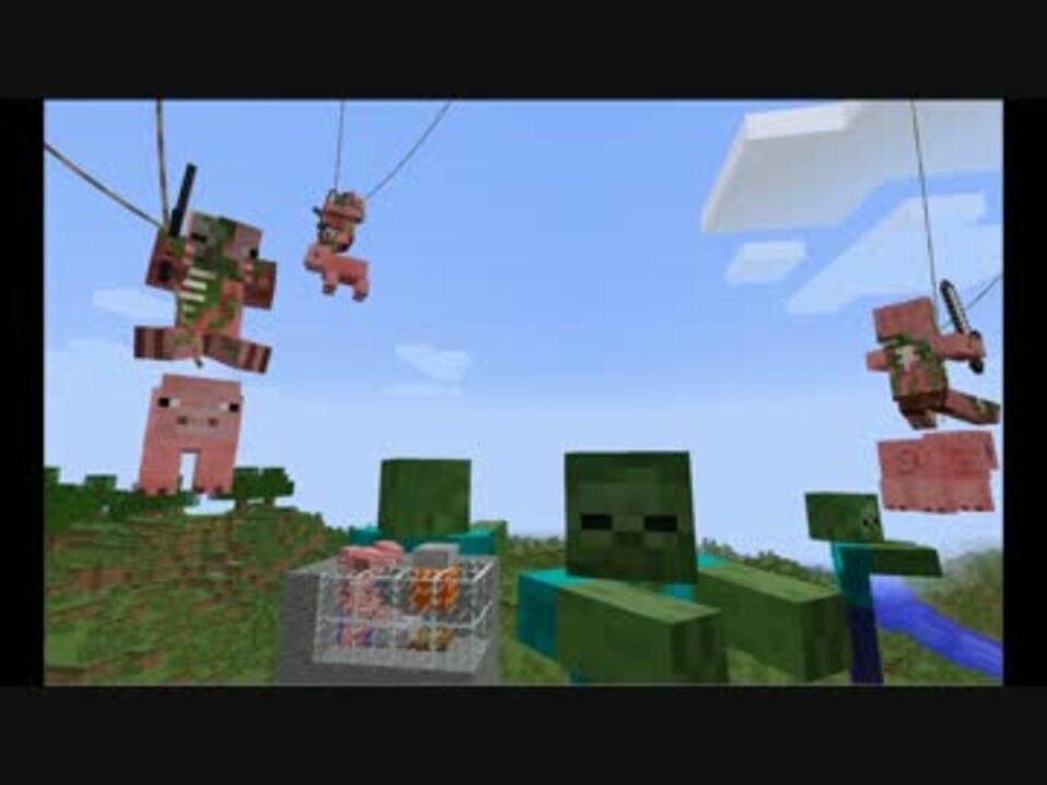 Minecraft ニンジンを焼豚に変える魔法の装置 焼肉製造 ニコニコ動画