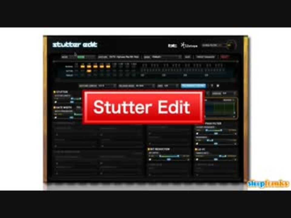 Izotope Stutter Edit レッスン トラック適用とコントロール ニコニコ動画