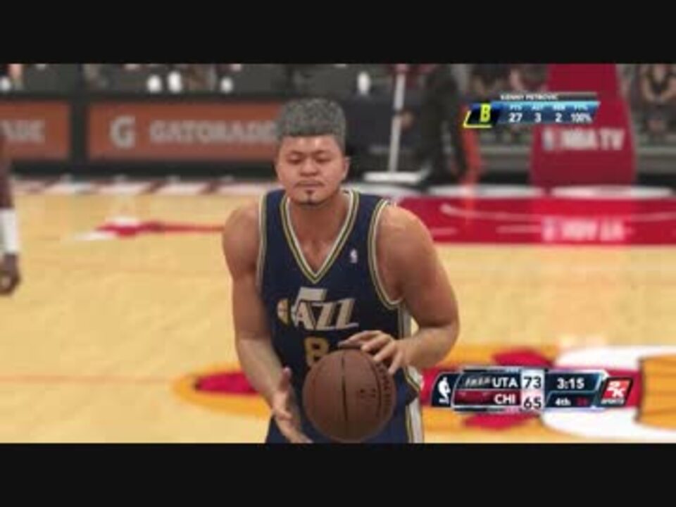 Nba2k14 Ps4 マイキャリア ユタジャズ 勝負のキモはft ニコニコ動画