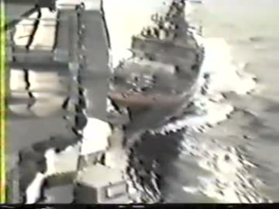 1988年に起きた黒海でのソ米の艦船の衝突事件 ニコニコ動画
