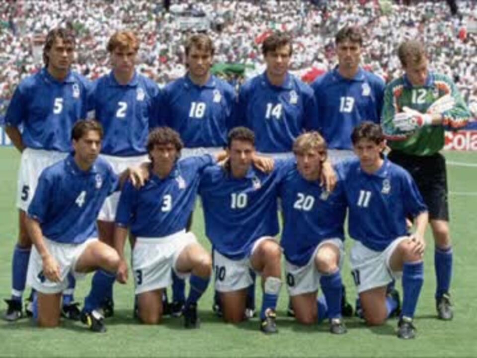 サッカー、イタリア代表、ユニフォーム、1994年ワールドカップアメリカ