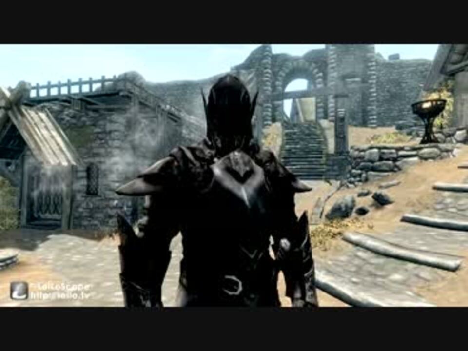 Skyrim 黒檀の戦士を従者が倒す Part1 ニコニコ動画