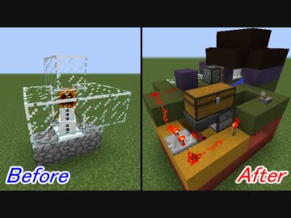 Minecraft 雪製造機 重量感圧板によるスコップ自動供給 ニコニコ動画