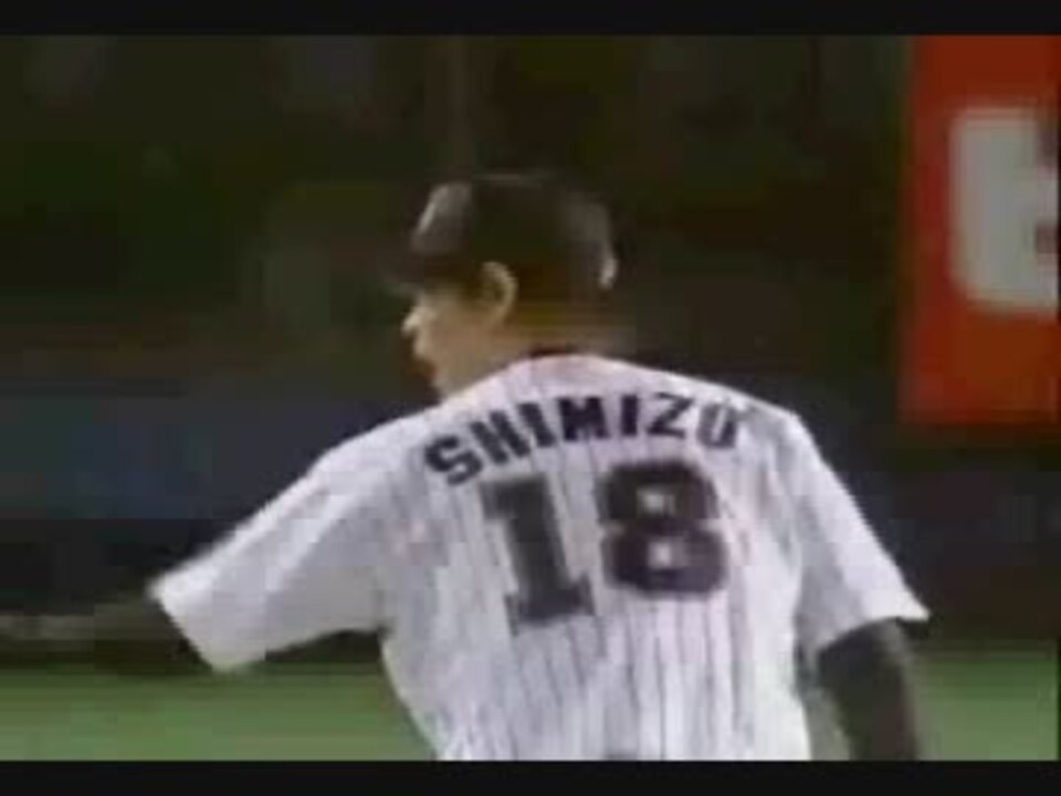 しゃっくりがとまらない野球中継を逆再生 ニコニコ動画