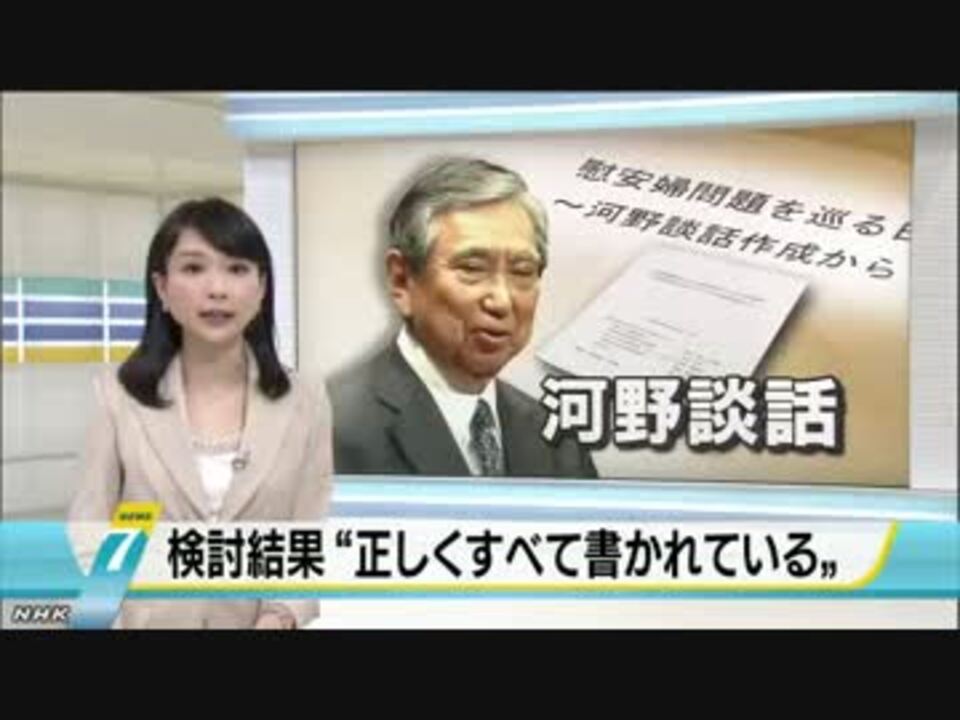 河野氏 正しくすべて書かれている ニコニコ動画