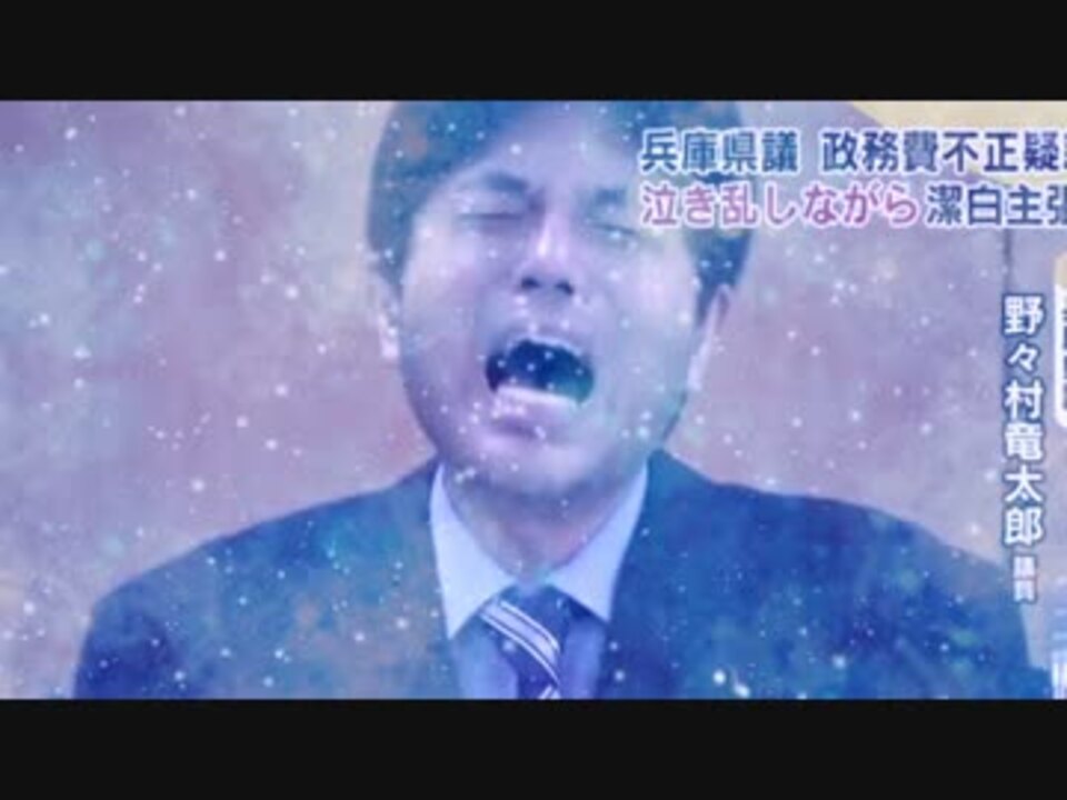 人気の 野々村竜太郎 動画 1 758本 2 ニコニコ動画