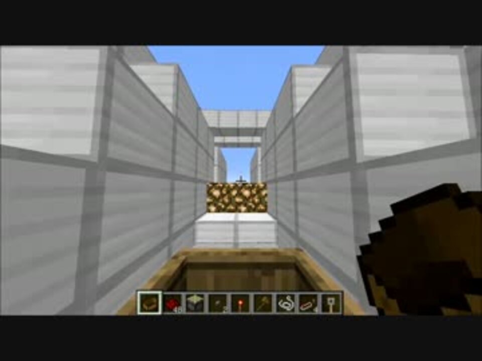 Minecraft 閘門式水門自動化 上 ニコニコ動画