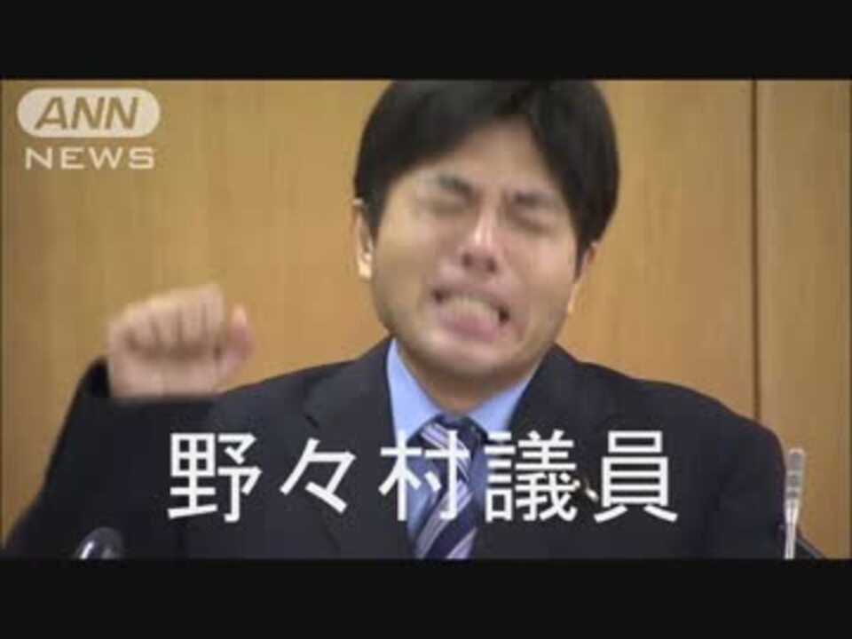 野々村議員がcmに出たら ニコニコ動画