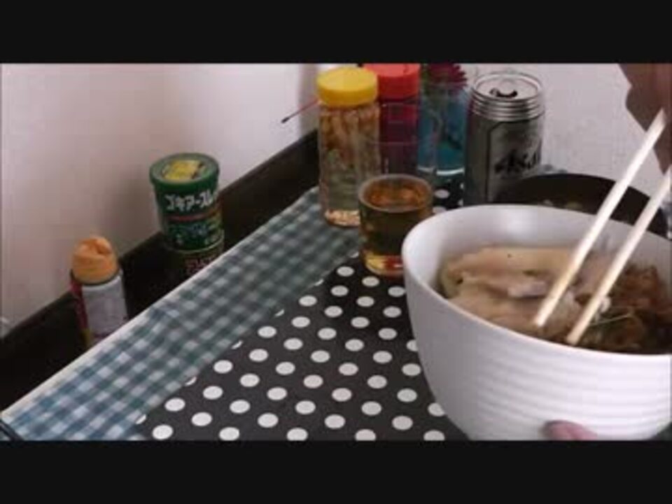豚丼となめこの味噌汁 - ニコニコ動画